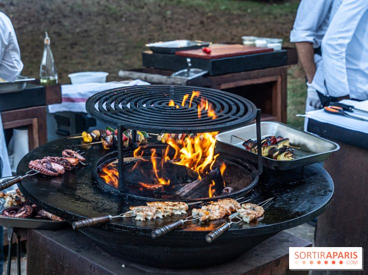 Garden barbecue au Trianon Palace à Versailles