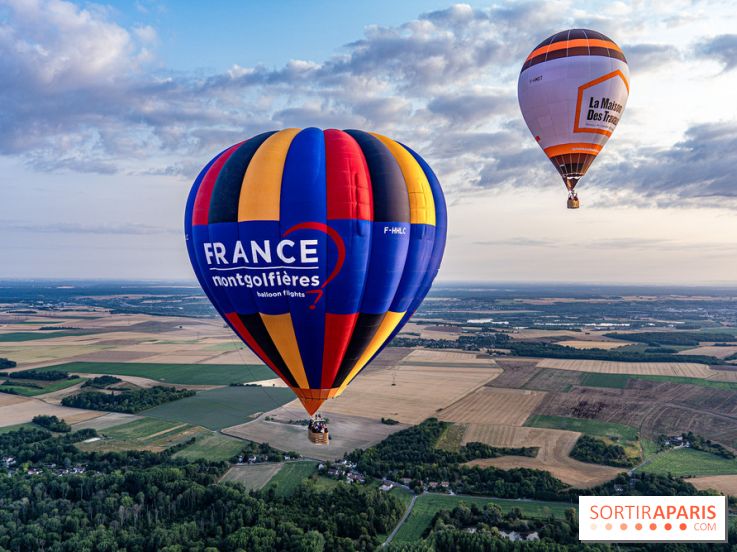 Montgolfière à Fontainebleau, vol au dessus de l'Ile-de-France -  A7C9005