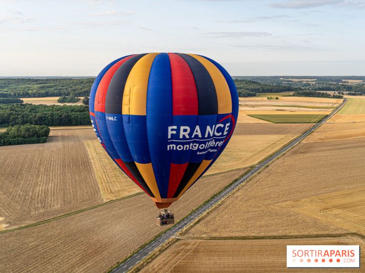 Montgolfière à Fontainebleau, vol au dessus de l'Ile-de-France -  A7C9028