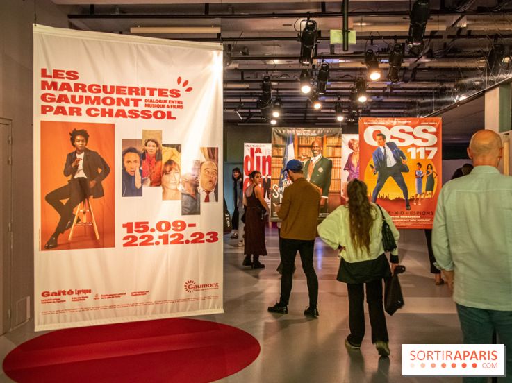 Exposition Les marguerites Gaumont par Chassol à la Gaîté Lyrique