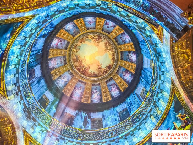 Aura, un spectacle son et lumières qui illumine le Dôme des Invalides - photos et vidéo