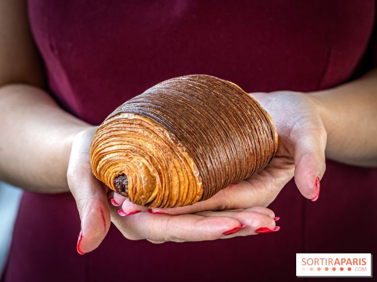 Bopain, la nouvelle boulangeries aux viennoiseries de folie -  pain au chocolat façon palace