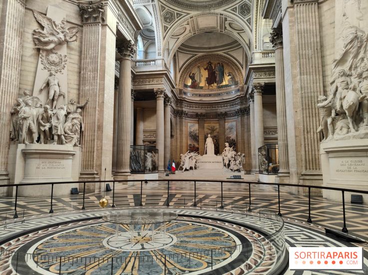 Le Panthéon à Paris - les photos intérieur - pendule Foucault