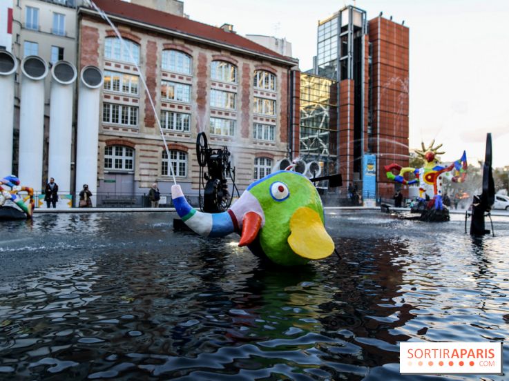 La Fontaine Stravinsky restaurée à Paris, nos photos