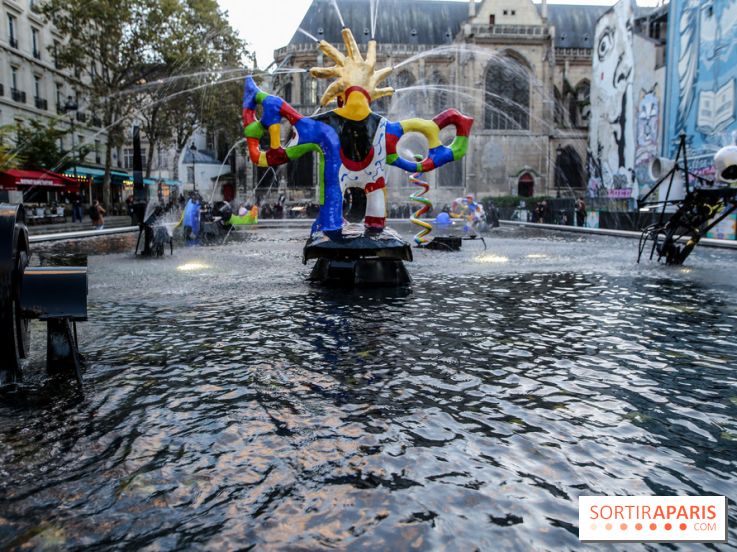 La Fontaine Stravinsky restaurée à Paris, nos photos