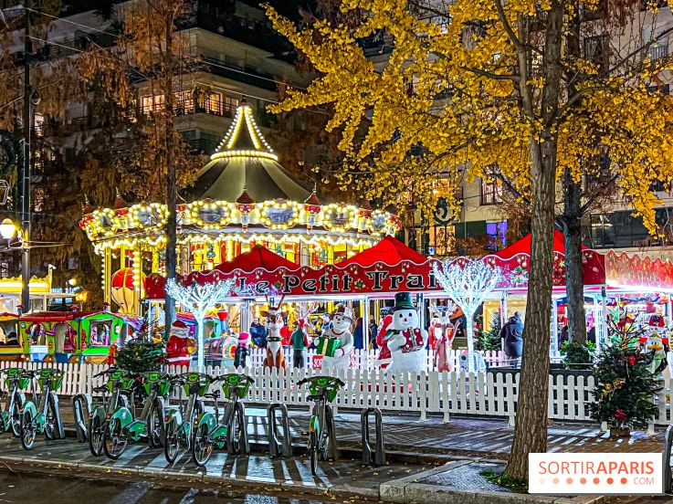 Le Marché de Noël de Boulogne Billancourt (92) : carrousel, vin chaud, illuminations - image00072