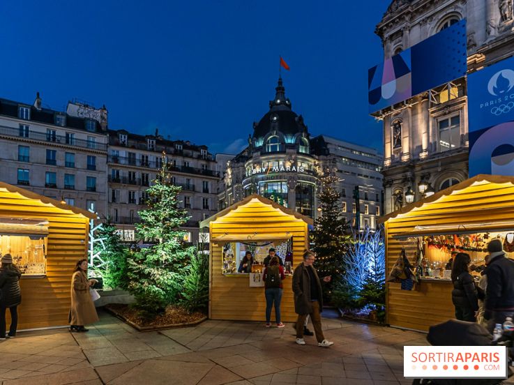 Marché de Noël de l'Hôtel de Ville 2023 spécial JO 2024 -  A7C9420