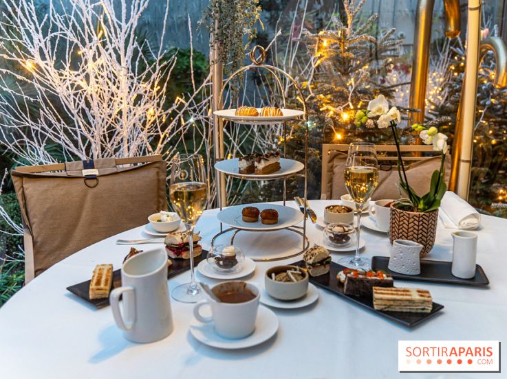 Le Tea Time du Joy à l'Hôtel Fouquet's sur sa terrasse d'hiver enchantée -  A7C9634