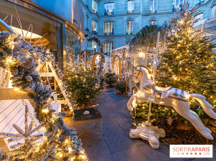 Le Tea Time du Joy à l'Hôtel Fouquet's sur sa terrasse d'hiver enchantée