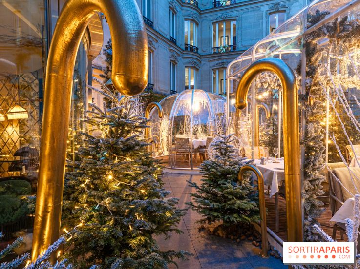 Le Tea Time du Joy à l'Hôtel Fouquet's sur sa terrasse d'hiver enchantée