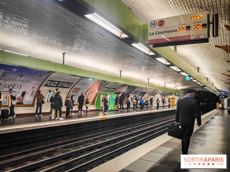Visuels métro - ligne 7 place d'Italie