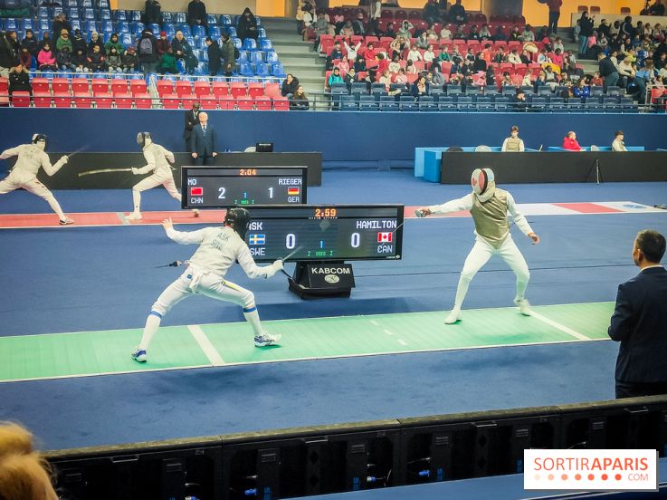 Coupe du monde de Fleuret 2024 - stade Pierre de Coubertin - Coupe du monde de Fleuret 2024 - stade Pierre de Coubertin - escrime
