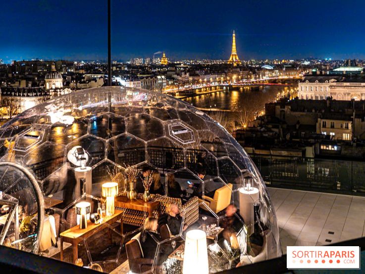 Céleste, le bar éphémère du Cheval Blanc Paris en plein ciel de Paris -  A7C2146