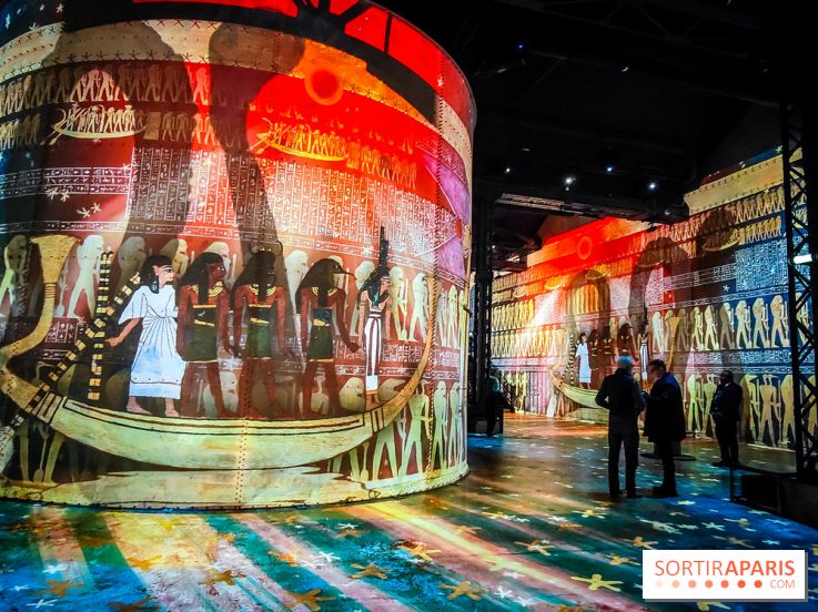 L'Egypte des Pharaons, de Khéops à Ramsès II : l'exposition immersive de l'Atelier des Lumières
