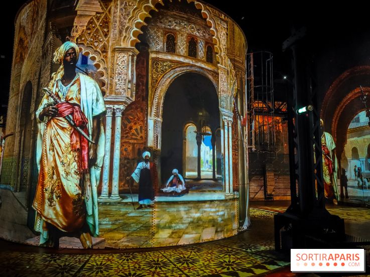 Les Orientalistes, l'exposition de l'Atelier des Lumières qui nous fait voyager en Orient - photos - IMG20240208102659
