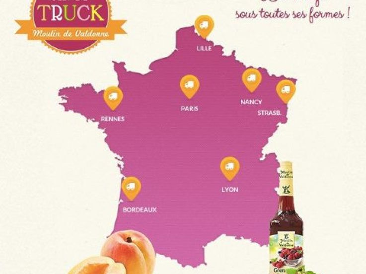 Moulin de Valdonne crée le 1er Sirop Truck pour vous régaler