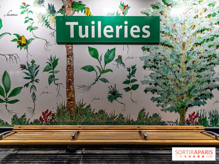 Le Métro Tuileries en mode végétal