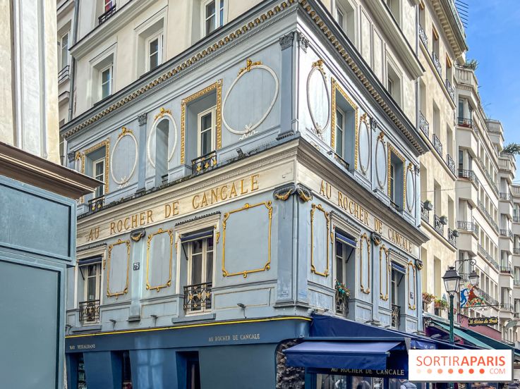 Au Rocher de Cancale, le restaurant historique à la façade bleue rue Montorgueil