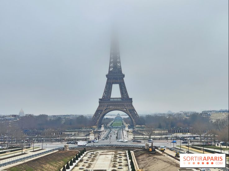 Visuel Paris 16e - Trocadéro Tour Eiffel hiver