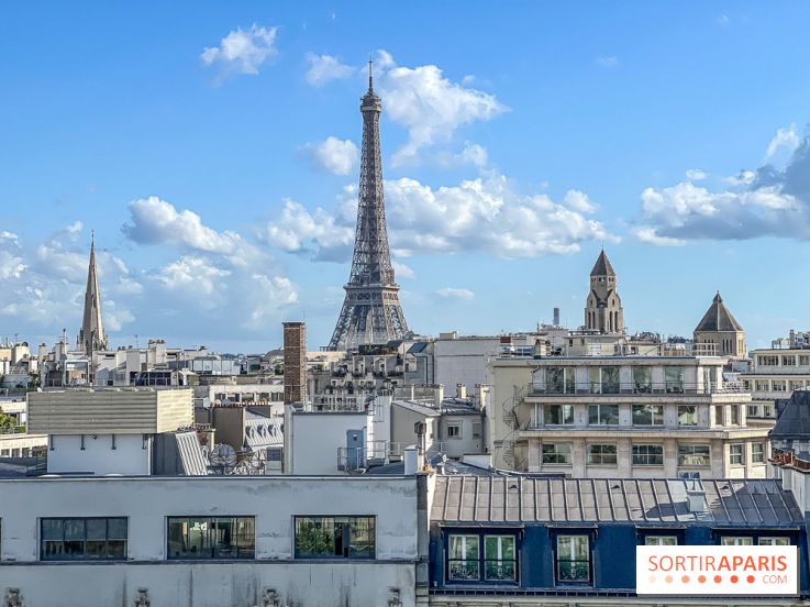 Visuel Paris 8e - toits - tour eiffel