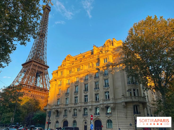 Visuel Paris 7e - Tour Eiffel - coucher de soleil