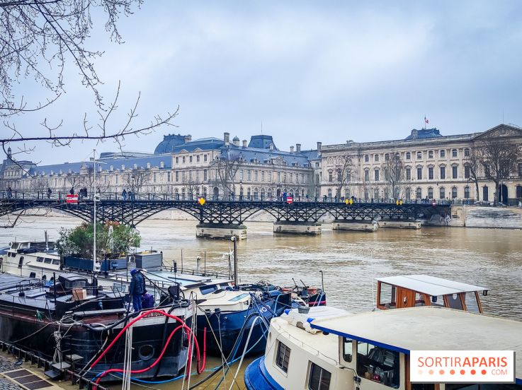 Visuel Paris 6e - Seine Pont des Arts hiver