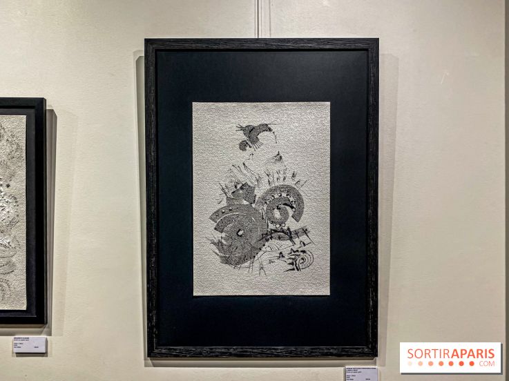 Exposition Sumi et Motion de la calligraphe japonaise Aya Wada à la galerie La Lison - IMG 4918