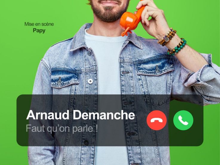 Arnaud Demanche au Casino de Paris pour la dernière date de son spectacle 