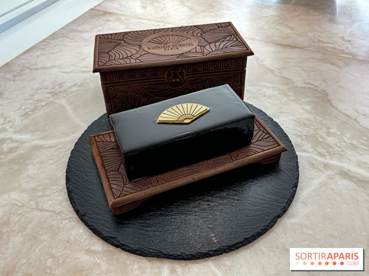 La Buche de Noel et les patisseries du Mandarin Oriental du chef patissier Julien Dugourd 