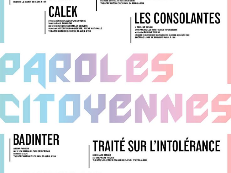 Festival de théâtre Paroles Citoyennes 2025 : dates et programmation