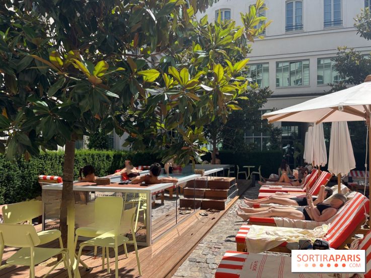 Une piscine éphémère s'installe au Hoxton Paris pour l'été