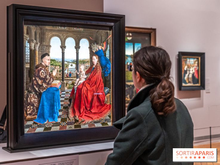Exposition Revoir Van Eyck, La Vierge du chancelier Rolin au Musée du Louvre