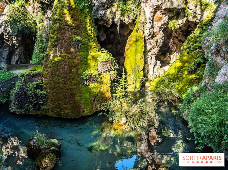 Parc du Dr Fauvel à Villennes sur Seine, grotte et cascades