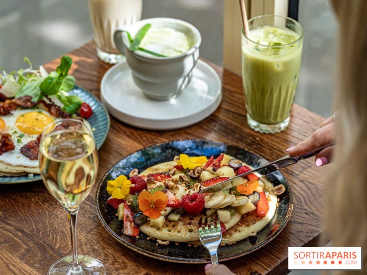 Fu Patisserie et coffee shop Paris 13e -  pancake aux fruits
