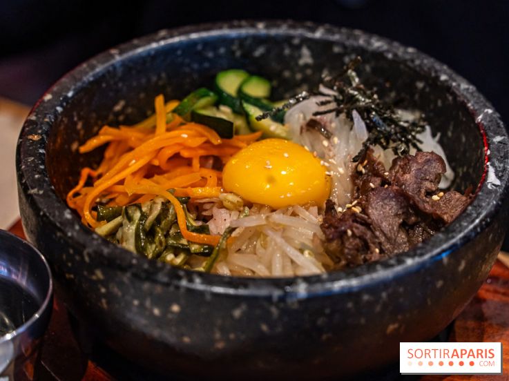 Hwaro Grill, le barbecue Coréen Paris 15e -  bibimbap bœuf