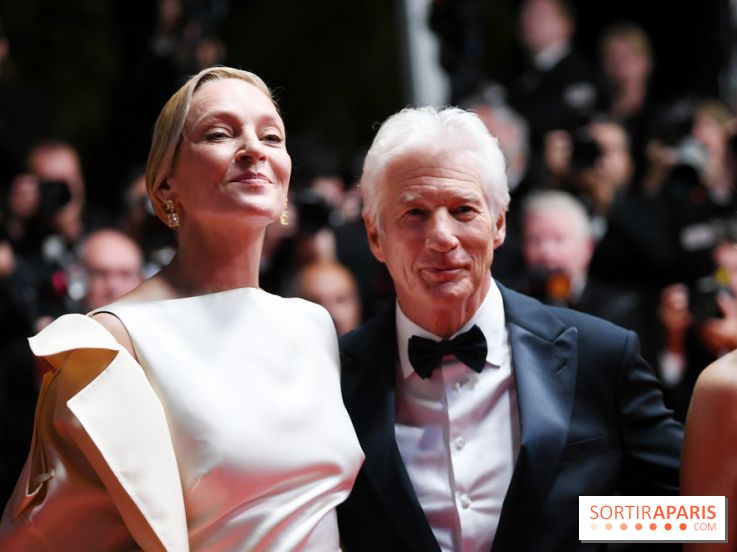 ©Rachid Bellak - Cannes 2024 : Tapis Rouge - Oh, Canada - Uma Thurman et Richard Gere