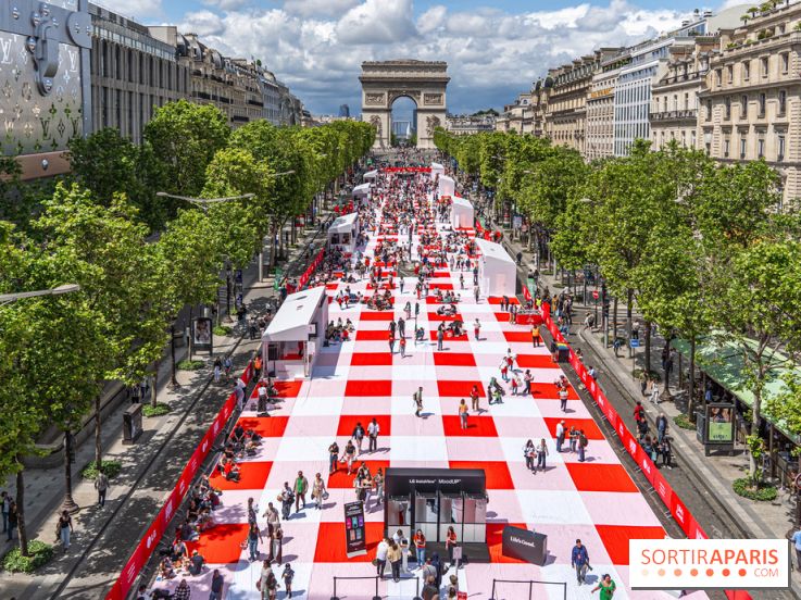 Grand pique nique des Champs-Élysées - photos
