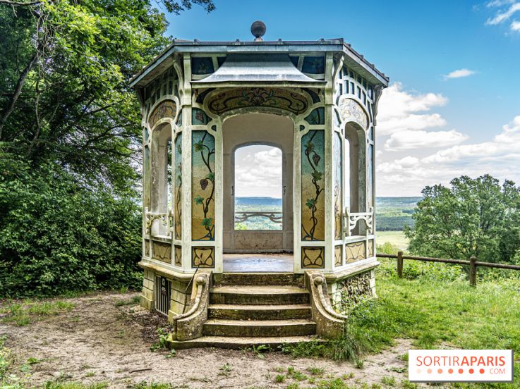 Le kiosque du belvédère de Chatillon à Risny-sur-Seine en Yvelines