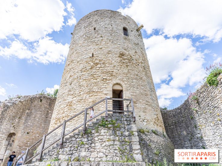 Le Château de la Roche Guyon, le château troglodyte dans le Val-d'Oise - 95 -  donjon