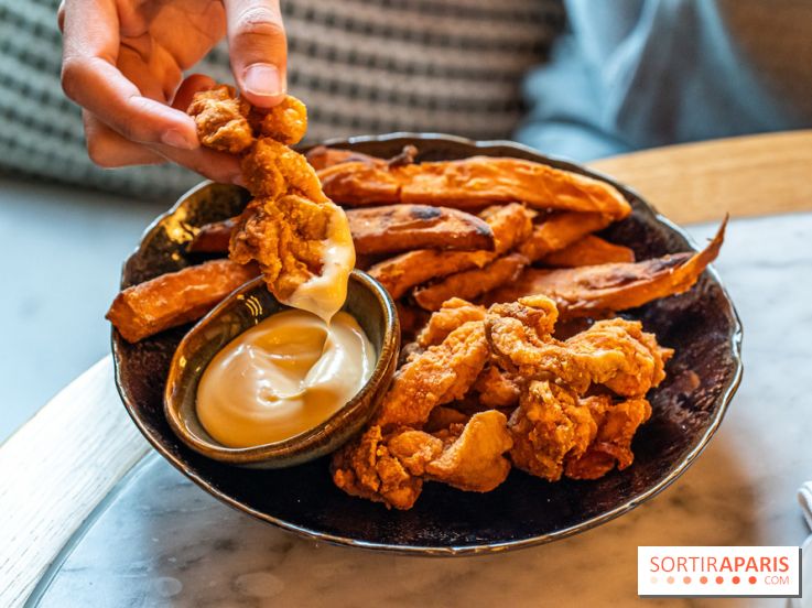 Brunch du Vesper Paris 7e - buffet à volonté et plats à table -  poulet frit - menu enfant