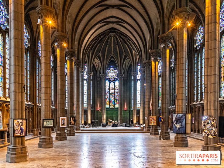 À la croisée des arts, le festival street art gratuit dans la Chapelle Jeanne d'Arc Paris 14e  et fête de la musique 2024 -  A7C7362 HDR