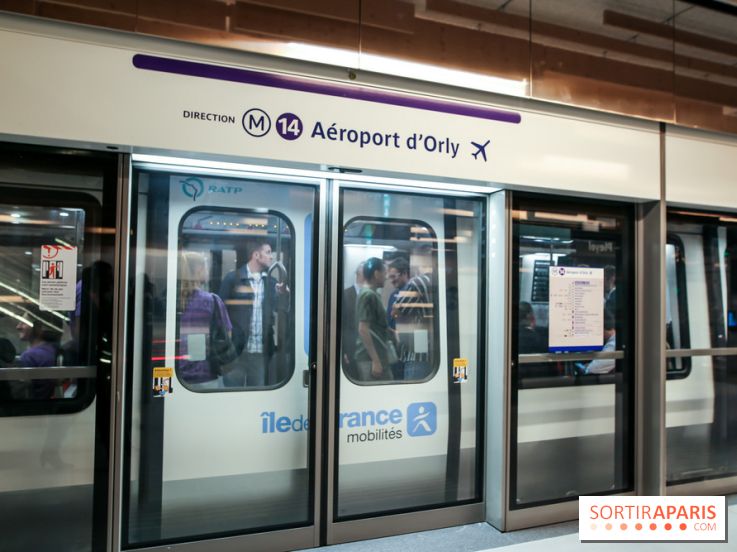 Inauguration du prolongement de la ligne 14, nos photos