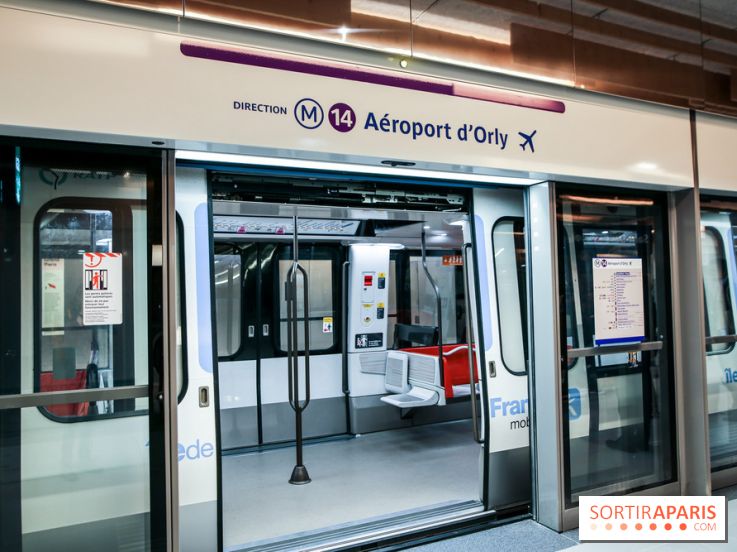 Inauguration du prolongement de la ligne 14, nos photos