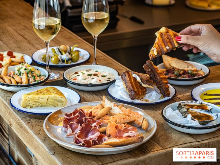 Tina restaurant - bar à Tapas Paris 6  -  assiettes à partager