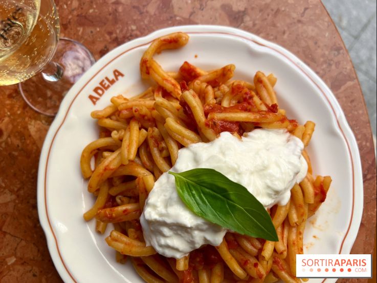 Adela - Pâtes tomates cerises et stracciatella