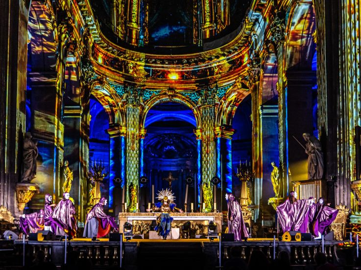 Paris Cœur de Lumières, le spectacle son et lumière à l'église Saint-Sulpice - les photos