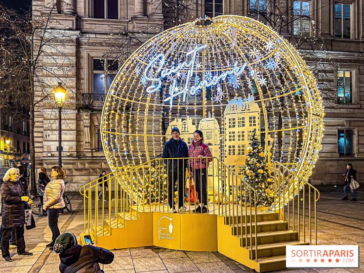 Les illuminations de Noël 2024 du Faubourg Saint Honoré avec Emmanuelle Béart - Les illuminations de Noël 2023 du Faubourg Saint Honoré cérémonie et décors féériques 994200