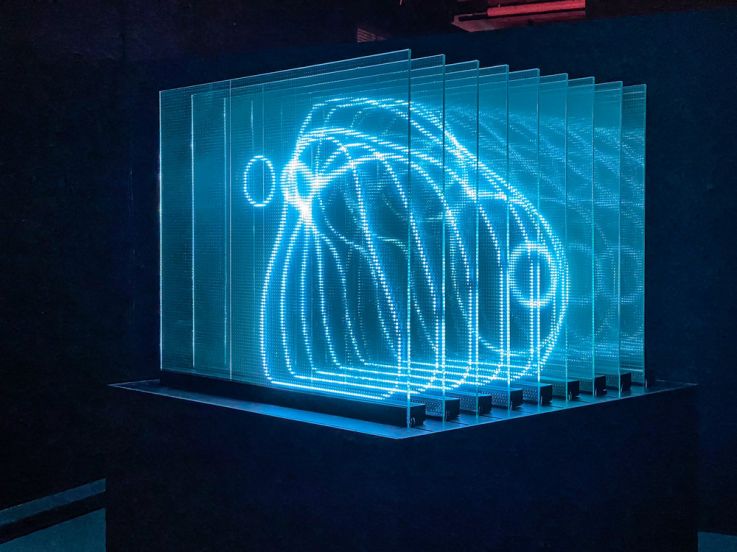 Pulse : nos photos de l'exposition immersive son et lumière à la Gaité Lyrique