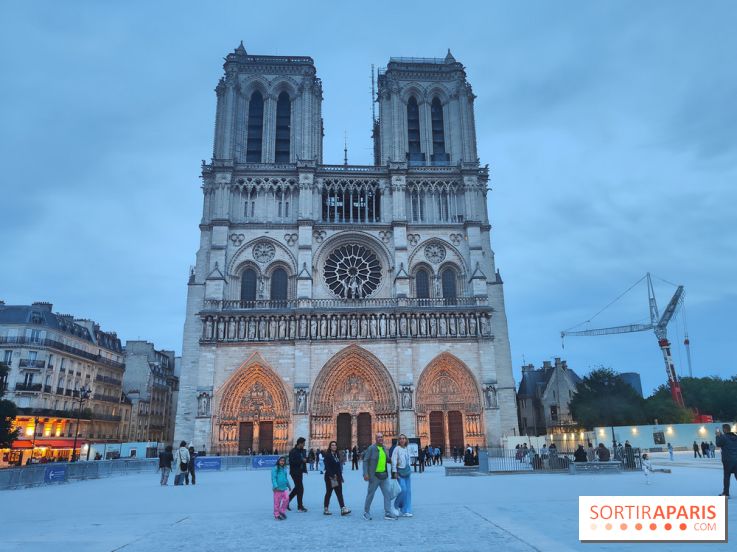 Notre-Dame de Paris - visuels - nuit
