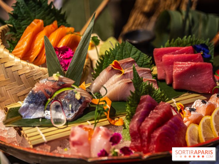 Pink Koï Paris - restaurant japonais -  sashimis